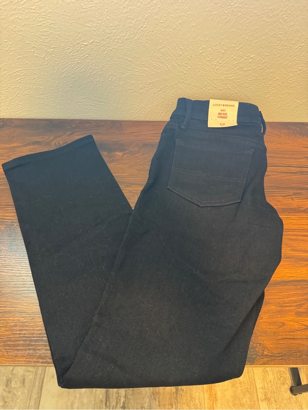 Lucky BrandWimen’s Black Jeans - Straight Fit